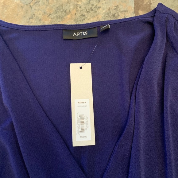 Blue Apt 9 dress, size L. NWT - Picture 4 of 4